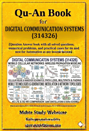 Digital Communication Systems (314326) – QuAn Question Answer Book | MSBTE Diploma | Topicwise 2,4,6 Marks | Model Answers & Previous Exam Questions