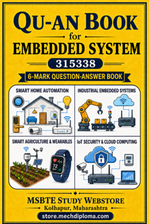 Embedded System (315338) MSBTE QuAn Question Answer Book