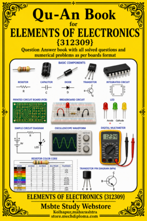 Elements of Electronics 312309 full ChatGPT image model QuAn book cover