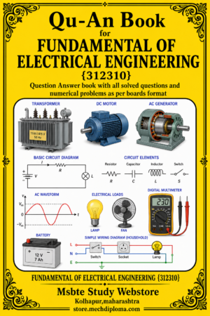 Fundamental of Electrical Engineering 312310 full ChatGPT image model QuAn book cover