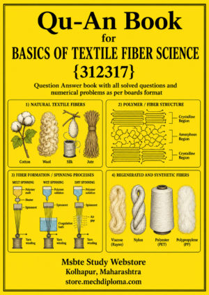 Basics of Textile Fiber Science 312317 full ChatGPT image model QuAn book cover