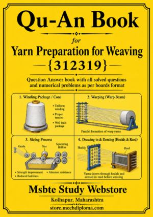 Yarn Preparation for Weaving 312319 full ChatGPT image model QuAn book cover