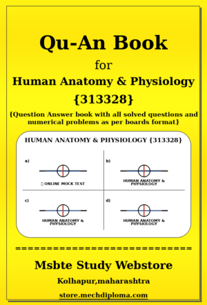 Human Anatomy & Physiology 313328 yellow QuAn Book cover
