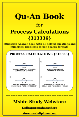 Process Calculations 313336 yellow QuAn Book cover