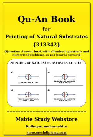 Printing of Natural Substrates 313342 yellow QuAn Book cover