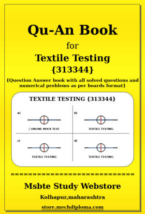 Textile Testing 313344 yellow QuAn Book cover