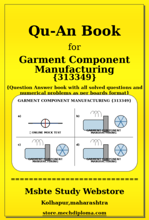 Garment Component Manufacturing 313349 yellow QuAn Book cover