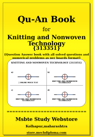 Knitting and Nonwoven Technology 313351 yellow QuAn Book cover