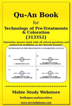 Technology of Pre-Treatments & Coloration 313352 yellow QuAn Book cover