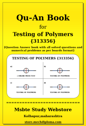 Testing of Polymers 313356 yellow QuAn Book cover