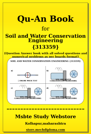 Soil and Water Conservation Engineering 313359 yellow QuAn Book cover