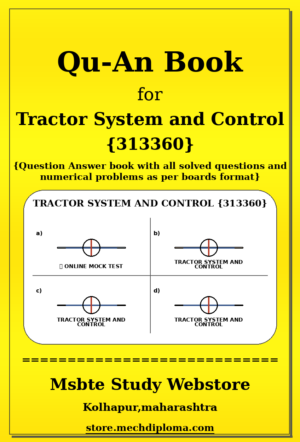Tractor System and Control 313360 yellow QuAn Book cover