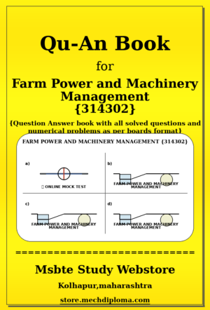Farm Power and Machinery Management 314302 yellow QuAn Book cover
