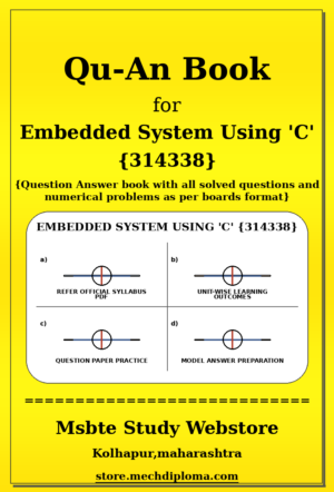 Embedded System Using 'C' 314338 yellow QuAn Book cover