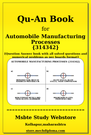 Automobile Manufacturing Processes 314342 yellow QuAn Book cover