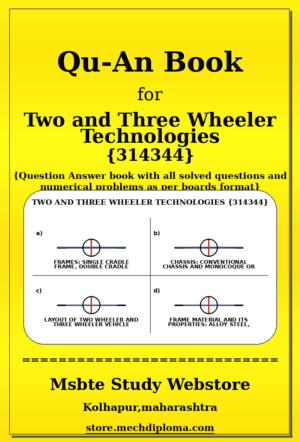 Two and Three Wheeler Technologies 314344 yellow QuAn Book cover