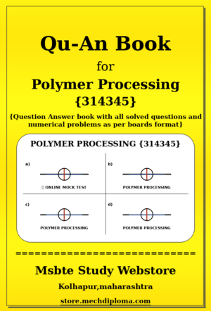 Polymer Processing 314345 yellow QuAn Book cover