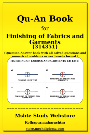 Finishing of Fabrics and Garments 314351 yellow QuAn Book cover