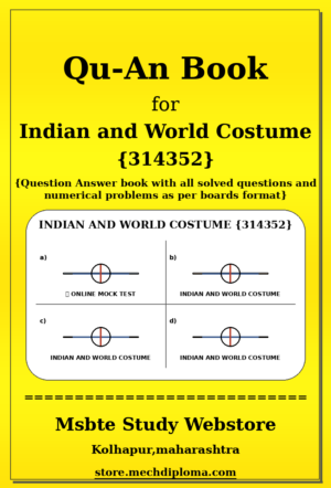 Indian and World Costume 314352 yellow QuAn Book cover