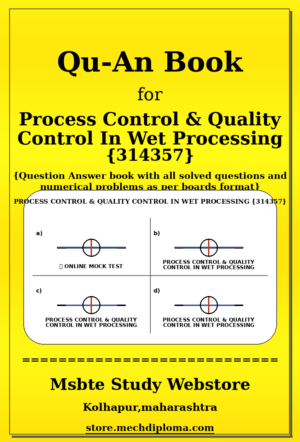Process Control & Quality Control In Wet Processing 314357 yellow QuAn Book cover