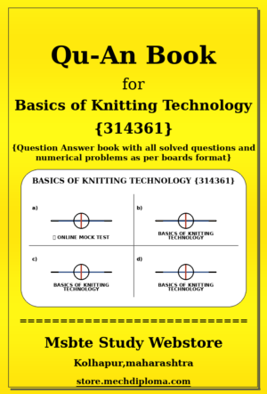 Basics of Knitting Technology 314361 yellow QuAn Book cover