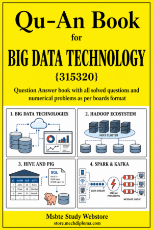 Big Data Technology 315320 MSBTE QuAn book cover