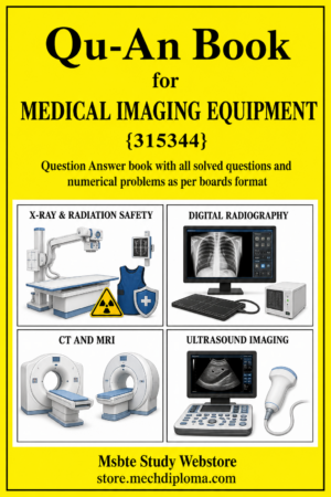 Medical Imaging Equipment 315344 MSBTE QuAn book cover