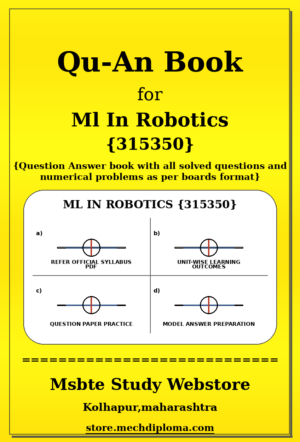 Ml In Robotics 315350 yellow QuAn Book cover