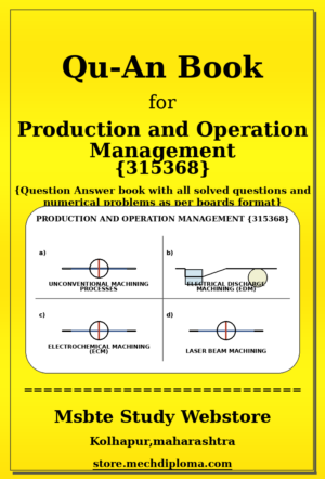 Production and Operation Management 315368 yellow QuAn Book cover