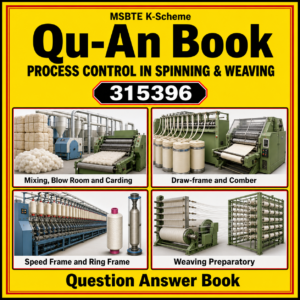 Process Control in Spinning & Weaving 315396 MSBTE QuAn Book