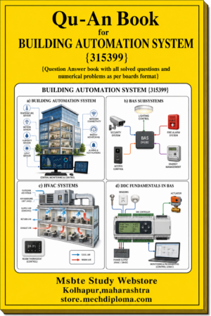 Building Automation System 315399 MSBTE QuAn Book cover