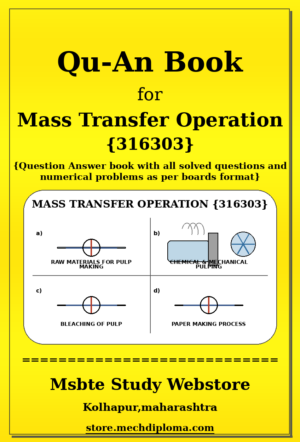 Mass Transfer Operation 316303 yellow QuAn Book cover