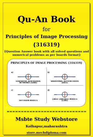 Principles of Image Processing 316319 yellow QuAn Book cover