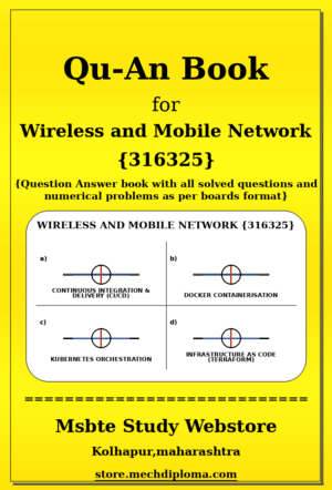 Wireless and Mobile Network 316325 yellow QuAn Book cover
