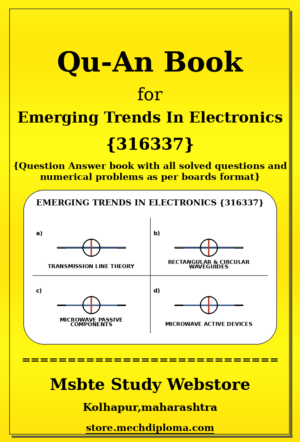 Emerging Trends In Electronics 316337 yellow QuAn Book cover