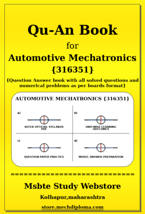 Automotive Mechatronics 316351 yellow QuAn Book cover