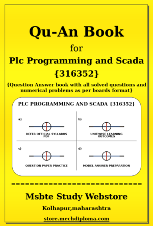 Plc Programming and Scada 316352 yellow QuAn Book cover