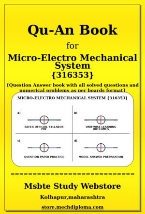 Micro-Electro Mechanical System 316353 yellow QuAn Book cover
