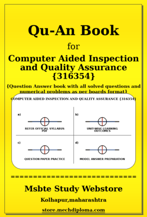 Computer Aided Inspection and Quality Assurance 316354 yellow QuAn Book cover