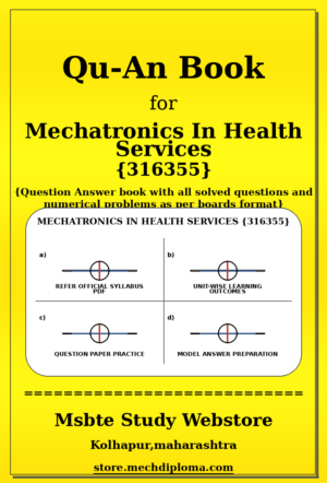 Mechatronics In Health Services 316355 yellow QuAn Book cover