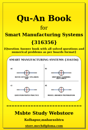 Smart Manufacturing Systems 316356 yellow QuAn Book cover