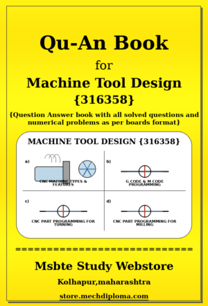 Machine Tool Design 316358 yellow QuAn Book cover