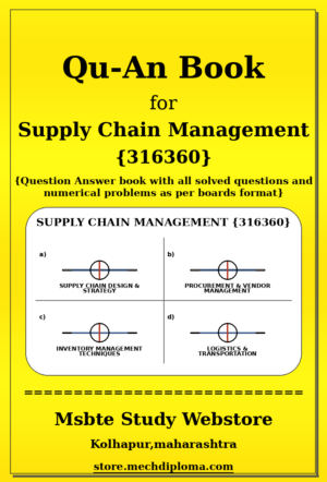 Supply Chain Management 316360 yellow QuAn Book cover
