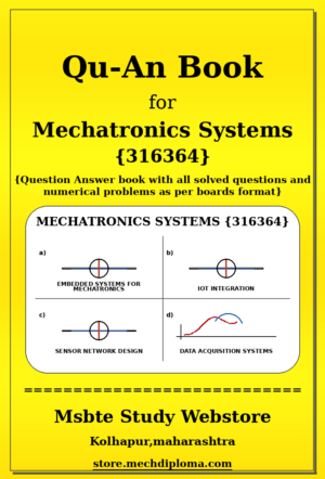 Mechatronics Systems 316364 yellow QuAn Book cover
