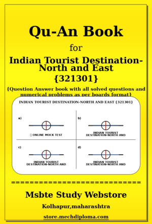 Indian Tourist Destination-North and East 321301 yellow QuAn Book cover