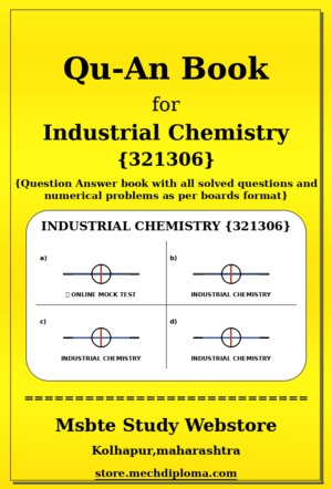 Industrial Chemistry 321306 yellow QuAn Book cover