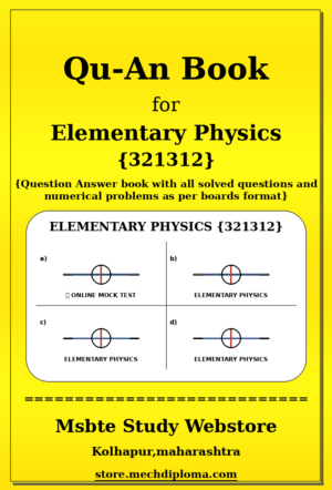 Elementary Physics 321312 yellow QuAn Book cover