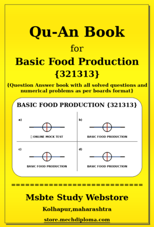 Basic Food Production 321313 yellow QuAn Book cover