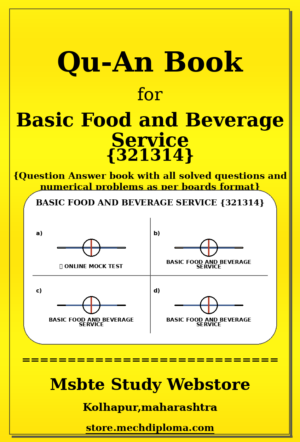 Basic Food and Beverage Service 321314 yellow QuAn Book cover