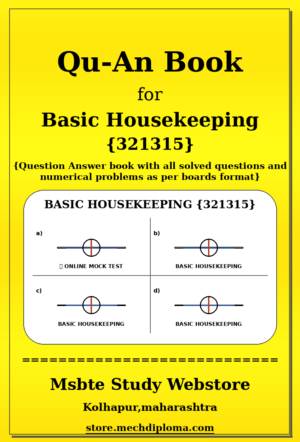 Basic Housekeeping 321315 yellow QuAn Book cover